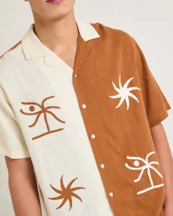 Cleo Linen Short Sleeve Resort Shirt