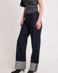 Coco Relaxed Denim Jeans Turn Up