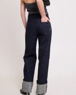 Coco Relaxed Denim Jeans Turn Up