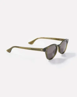 Coil Army Green Polished/Black Sunglasses
