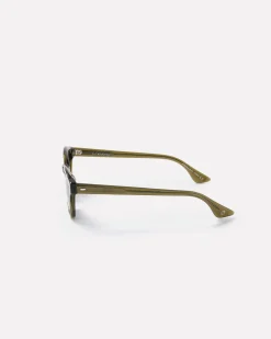 Coil Army Green Polished/Black Sunglasses