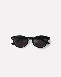 Coil Black Polished/Black Sunglasses