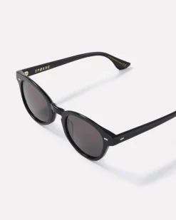 Coil Black Polished/Black Sunglasses