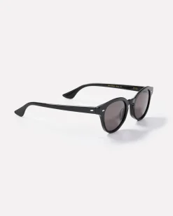 Coil Black Polished/Black Sunglasses
