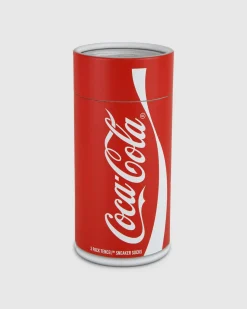 Coke Retro Sneaker Socks 3 Pack Gift Can