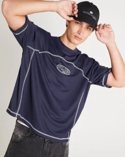 Contrast Sport Crop T-Shirt