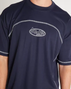 Contrast Sport Crop T-Shirt