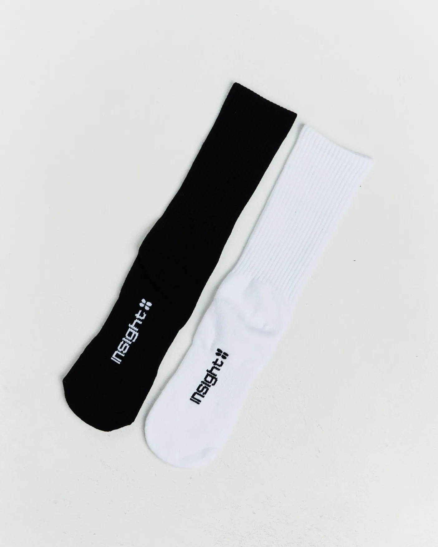 Core Crew Socks 2 Pack White/Black