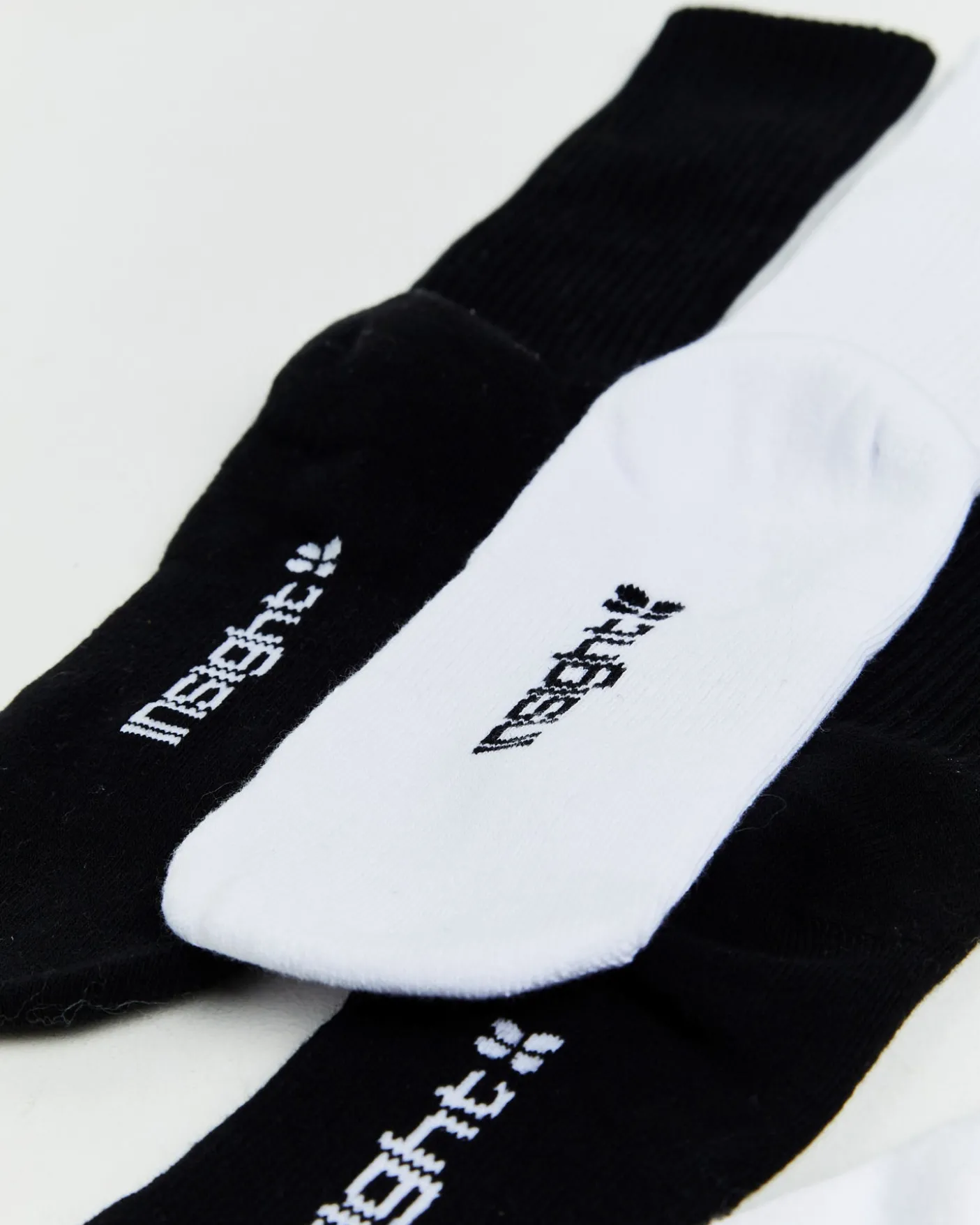 Core Crew Socks 2 Pack White/Black