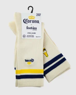 Corona Retro Sneaker Socks 2 Pack