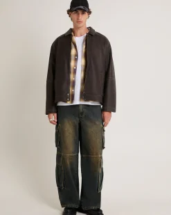 Corp PU Leather Jacket