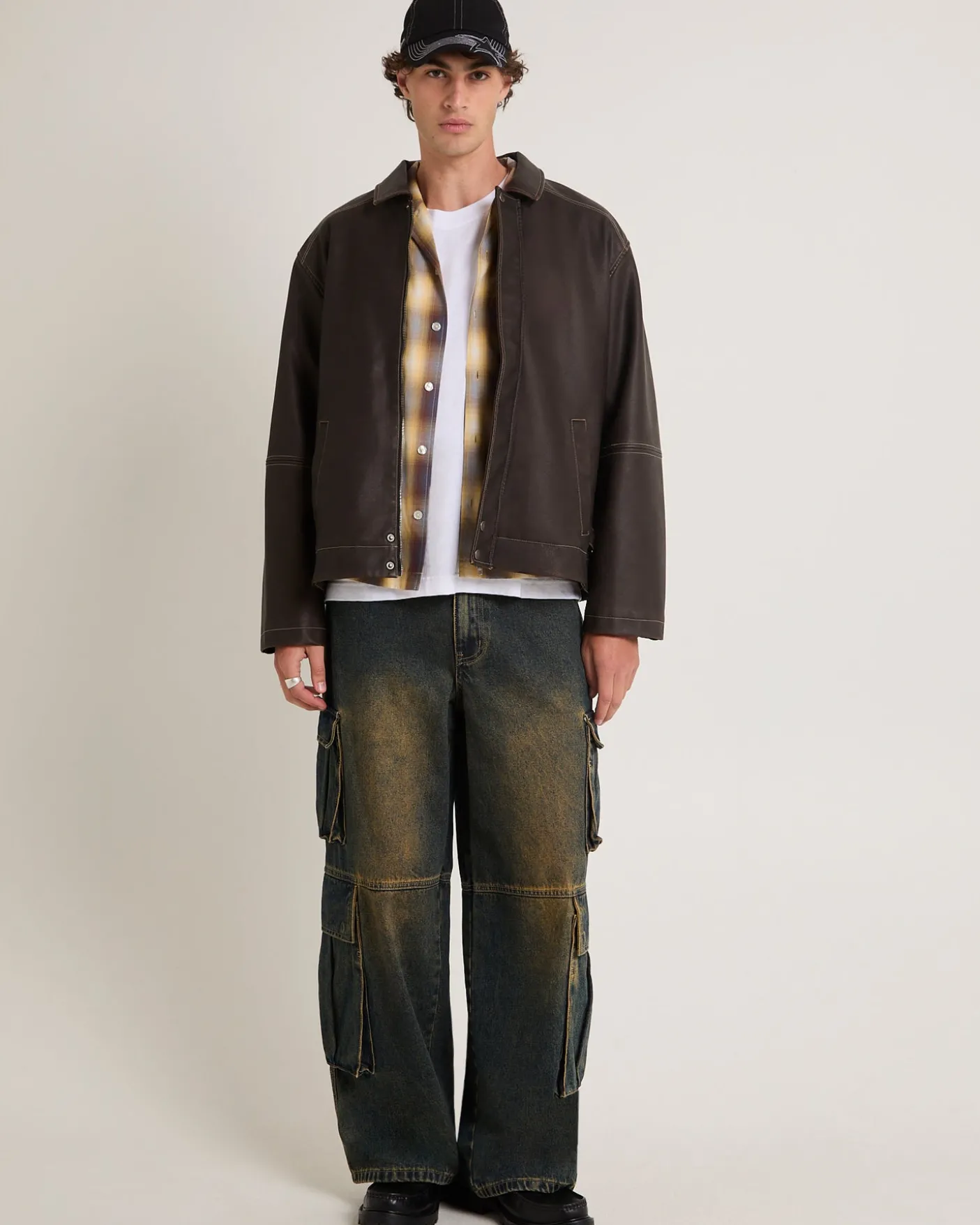 Corp PU Leather Jacket