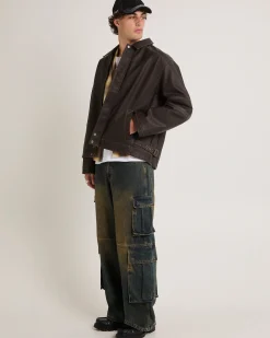 Corp PU Leather Jacket