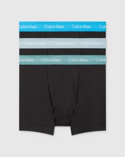 Cotton Stretch Trunks 3 Pack in Mutli