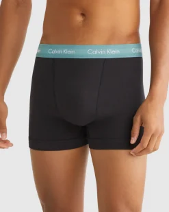 Cotton Stretch Trunks 3 Pack in Mutli