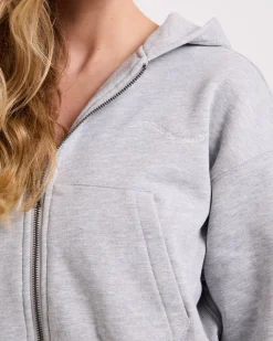 Country Club Cropped Zip Hoodie