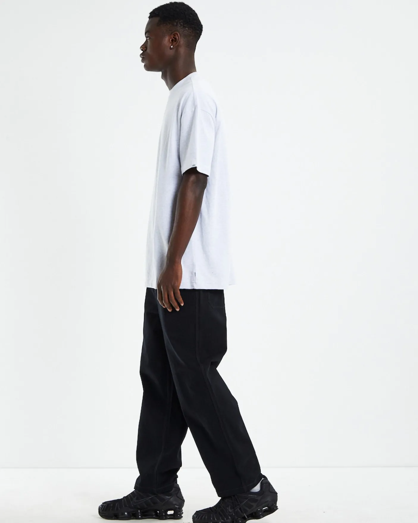 Court Short Sleeve T-Shirt Frost Marle Grey