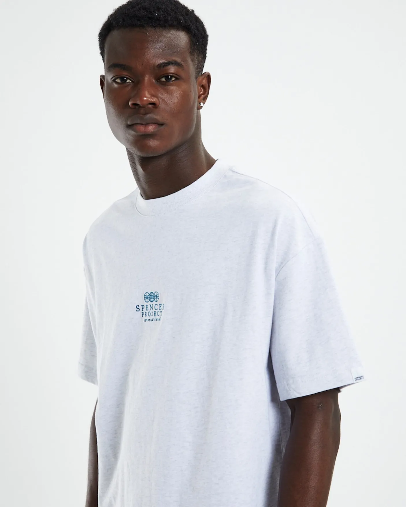 Court Short Sleeve T-Shirt Frost Marle Grey