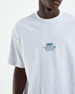 Court Short Sleeve T-Shirt Frost Marle Grey