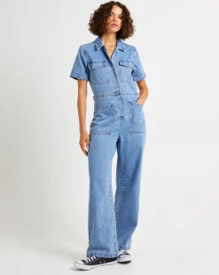 Coverall Ada Denim Jumpsuit Light Vintage