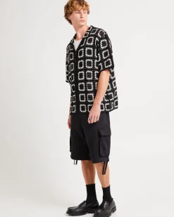 Crochet Short Sleeves Shirt