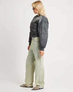 Crop Bomber Jacket