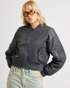 Crop Bomber Jacket