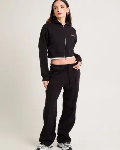 Cropped Zip Hoodie
