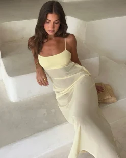 Daphony Chiffon Slip Dress
