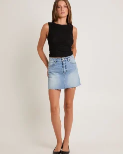 Darcy Denim Mini Skirt Satellite