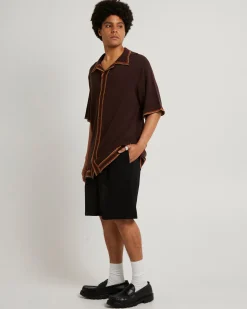 Dash Knit Bowler Short Sleeve Shirt