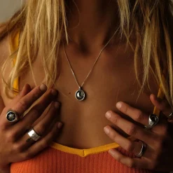 Day & Night Necklace Silver