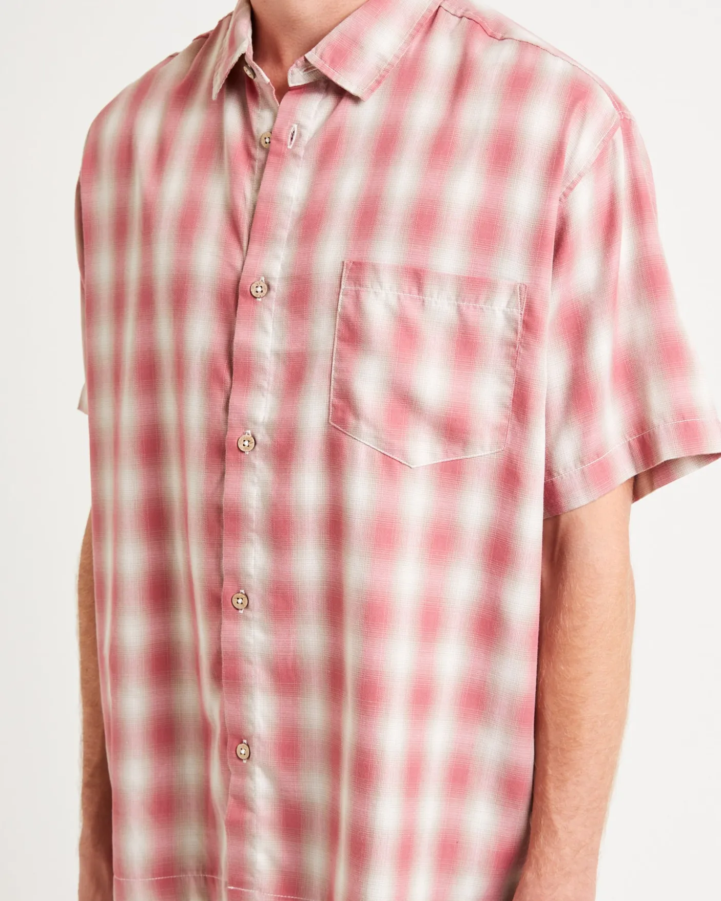 Dazed Ombre Check Short Sleeve Shirt