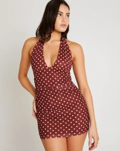 Delilah Polka Mini Dress
