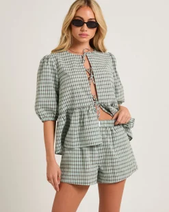 Delmar Check Frill Shirt
