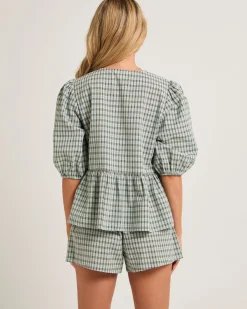 Delmar Check Frill Shirt