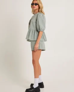 Delmar Check Frill Shirt
