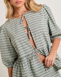 Delmar Check Frill Shirt