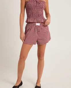 Delmar Check Shorts