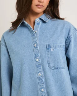 Delta Denim Oversized Long Sleeve Shirt