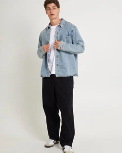 Denim Over Shirt