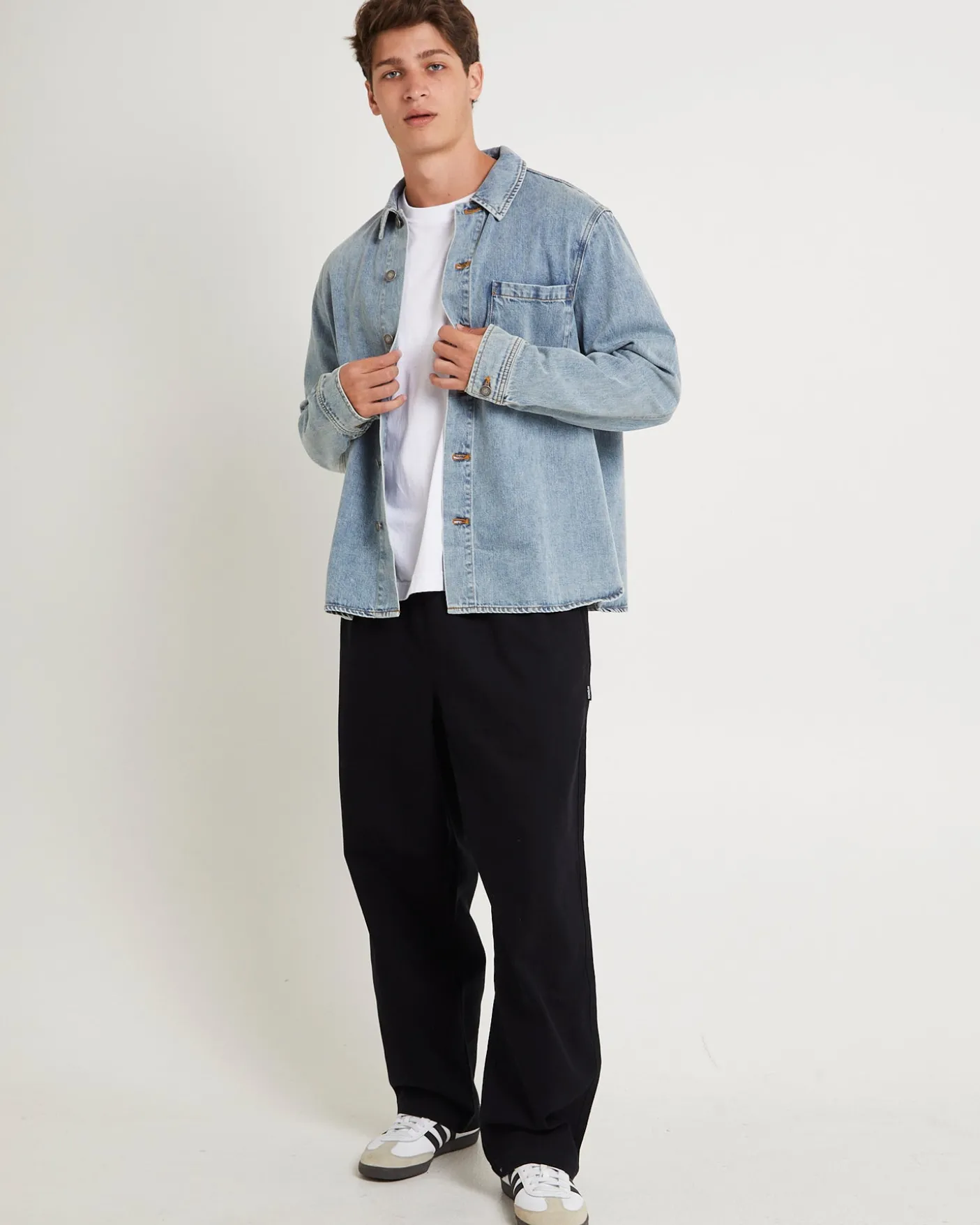Denim Over Shirt