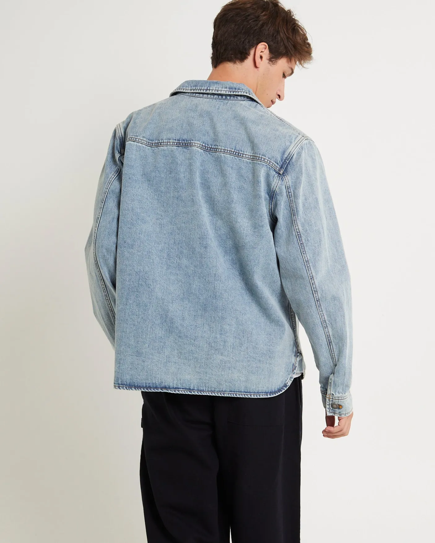 Denim Over Shirt