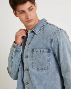 Denim Over Shirt
