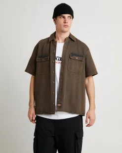 Denim Short Sleeve Shirt
