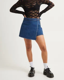 Denim Skort Eco Ruby