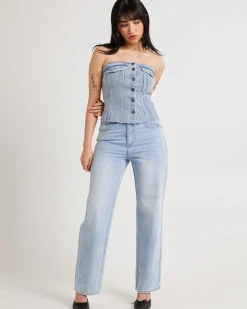 Desire Strapless Bustier Bae Fade