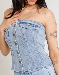 Desire Strapless Bustier Bae Fade