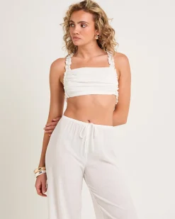 Dion Gathered Micro Top