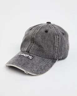 Distressed Denim Cap